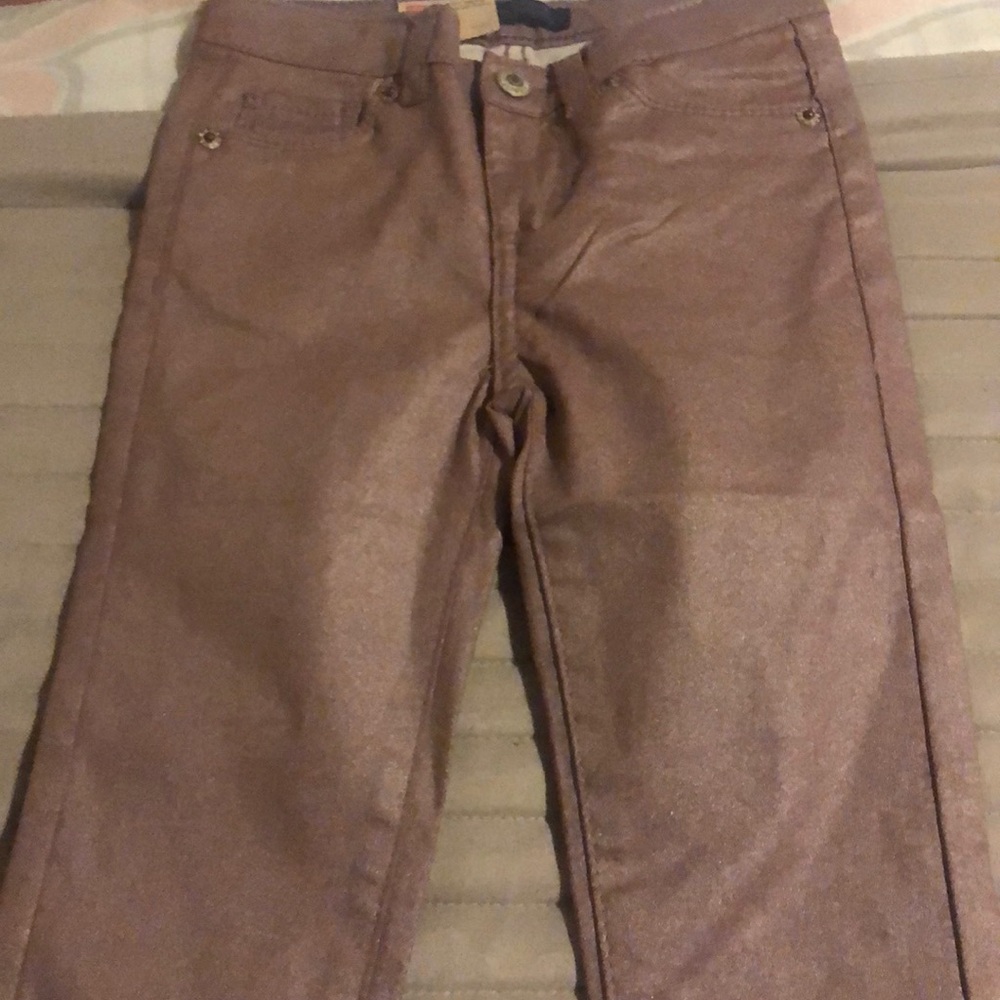 Girls denim leggings